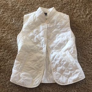White Gap vest.